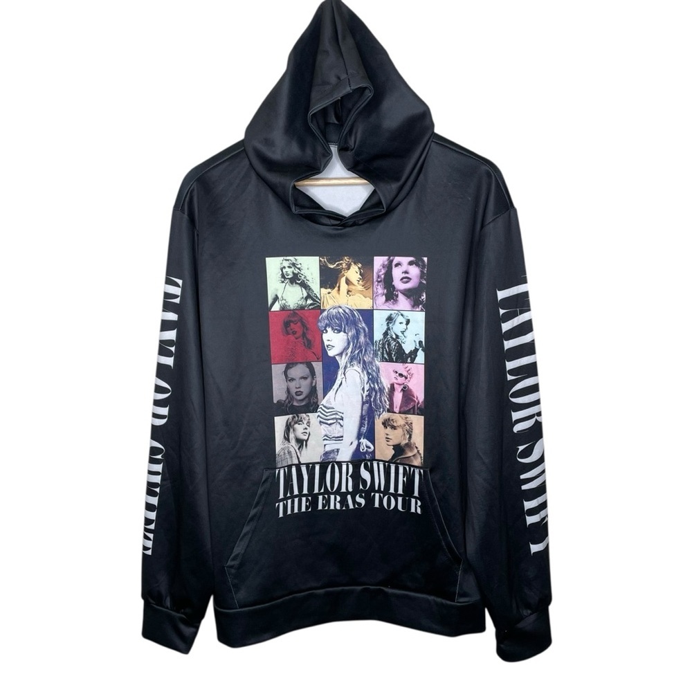 Taylor Swift THE ERAS TOUR Pullover Hoodie Black‎ - Picture 2 of 13